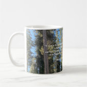 Mug Trees Forest Woods Thoreau Citation inspirante (Gauche)
