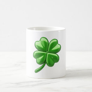 Mug Trèfle à quatre feuilles chanceux