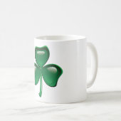 Mug Trèfle à trois feuilles Shamrock vert (Devant droit)