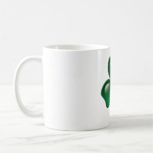 Mug Trèfle à trois feuilles Shamrock vert