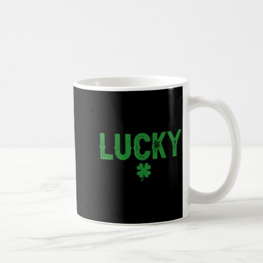 Mug Trèfle chanceux drôle St Patrick couples (Droite)