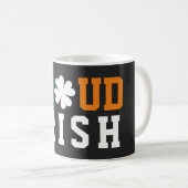Mug Trèfle chanceux irlandais fier Citation St-Patrick (Devant droit)