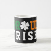 Mug Trèfle chanceux irlandais fier Citation St-Patrick (Centre)