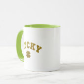 Mug Trèfle Chanceux Saint Patrick (Devant gauche)