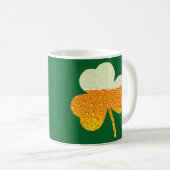 Mug trèfle de bière st patrick (Devant droit)