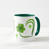 Mug Trèfle de la Saint-Patrick (Devant droit)