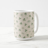 Mug Trèfle de lin irlandais côtier Saint-Patrick (Devant droit)