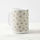 Mug Trèfle de lin irlandais côtier Saint-Patrick (Devant gauche)