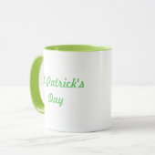 Mug Trèfle du jour de St Patrick (Devant gauche)