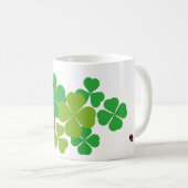 Mug Trèfle et coccinelle du jour de St Patrick (Devant droit)