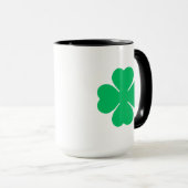 Mug Trèfle géant simple pour la chance (Devant droit)