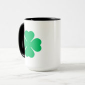 Mug Trèfle géant simple pour la chance (Devant gauche)