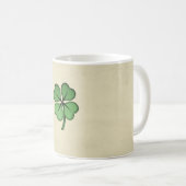 Mug Trèfle irlandais chic Lucky (Devant droit)