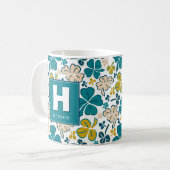 Mug Trèfle Monogrammé St. Patrick`s Day (Devant gauche)