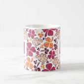 Mug Trèfle Rouge Shamrock Monogrammé St. Patrick`s Day (Centre)