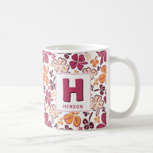 Mug Trèfle Rouge Shamrock Monogrammé St. Patrick`s Day