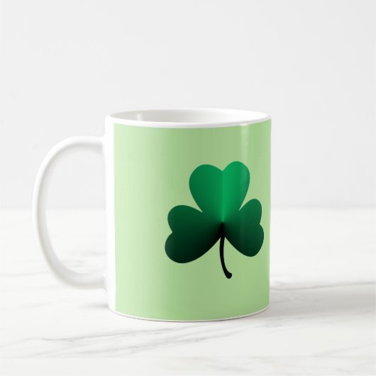 Mug Trèfle Vert à Trois Feuilles (Gauche)