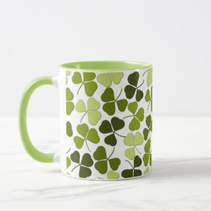 Mug Trèfle vert dans une variété de nuances