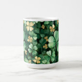 Mug Trèfles de Saint-Patrick en or vert (Centre)