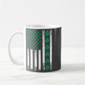 Mug Trèfles Drapeau Américain Irlandais St Patrick Sha (Gauche)