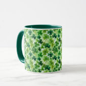 Mug Trèfles irlandais jour de la Saint-Patrick (Devant gauche)
