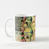 Mug Treize hommes faisant des acrobaties (Gauche)