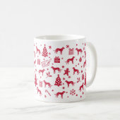 Mug Treking Walker Conhound Design de Noël (Devant droit)