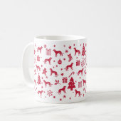 Mug Treking Walker Conhound Design de Noël (Devant gauche)