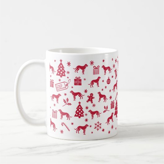 Mug Treking Walker Conhound Design de Noël (Gauche)
