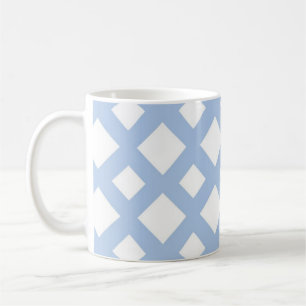 Mug Trellis bleu-clair sur le blanc