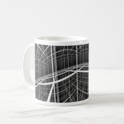 Mug trellis cubique (Devant gauche)