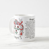 Mug Trémie, l'origine, la signification et la crête (Devant gauche)