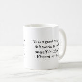 Mug Trempez-vous dans le café Van Gogh (Devant droit)