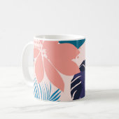 Mug Trend bright seamless pattern with colorful tropic (Devant gauche)