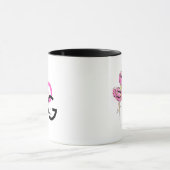 Mug Trending Jolie fille Flamant rose de cadeaux de dé (Centre)