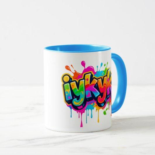 Mug Trending Meme Modern Teen 67 6-7 IYKYK (Devant droit)