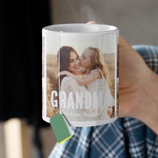Mug Trendy 5 Photo Collage Grandma
