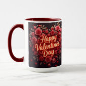 Mug Trendy Beautiful Luxury Floral Love Collection (Gauche)