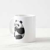 Mug Trendy Cute Panda Bear With Greenery Bamboo  (Devant gauche)