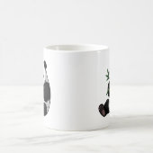 Mug Trendy Cute Panda Bear With Greenery Bamboo  (Centre)