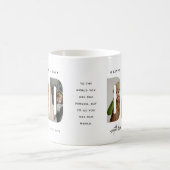 Mug Trendy DAD Custom Photo Collage (Centre)