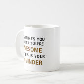 Mug Trendy Funny Awesome Citation Moderne (Devant gauche)