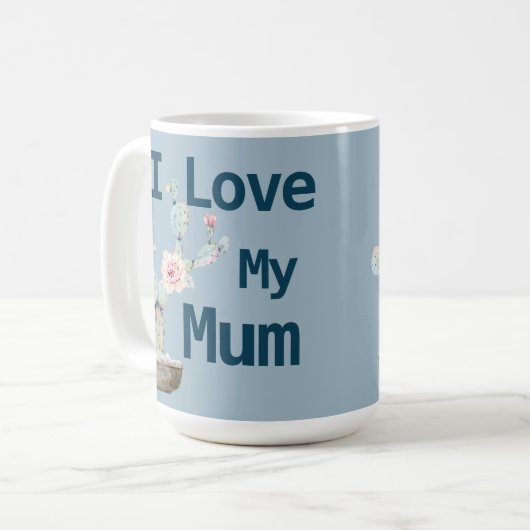 Mug Trendy I Love My Mum (Devant gauche)