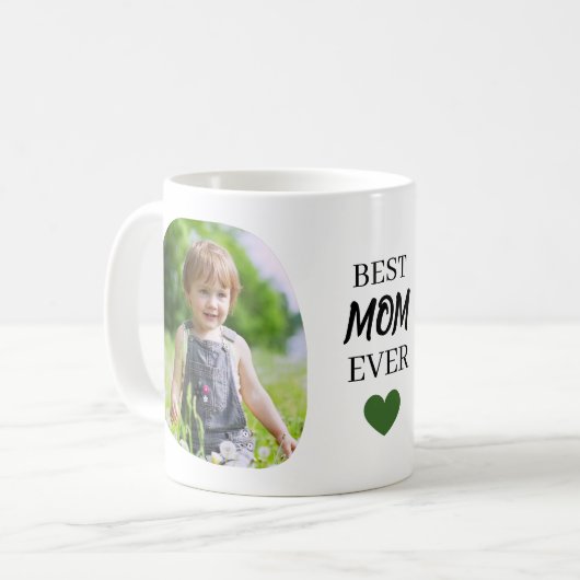 Mug Trendy Modern Mother Best Mom Ever Keepsake  (Devant gauche)