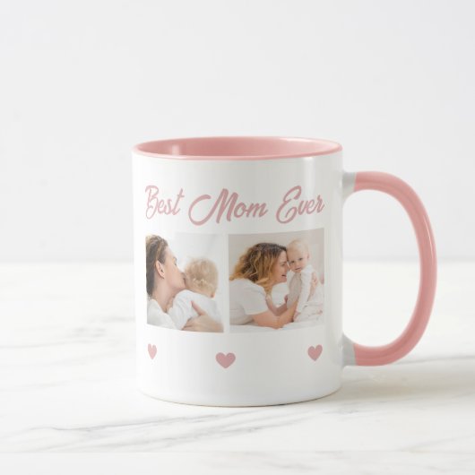 Mug Trendy Modern Mother Best Mom Ever Keepsake (Droite)