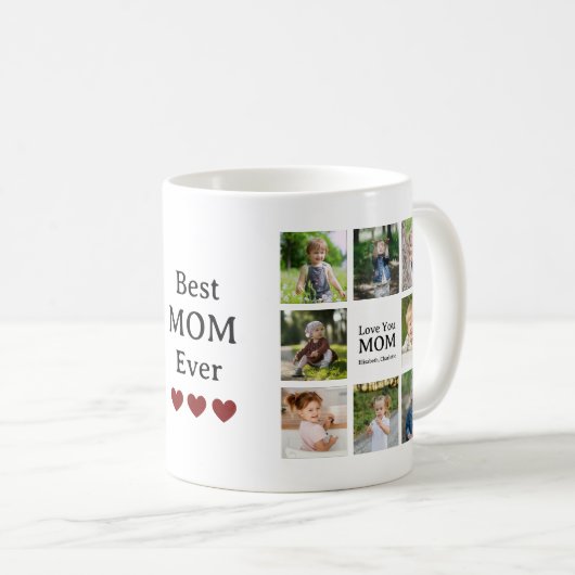 Mug Trendy Mother Best Mom Ever Keepsake (Devant droit)
