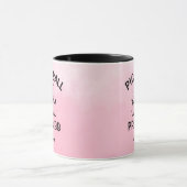 Mug Trendy Pickleball Princess Pink Ombre with Crown (Centre)