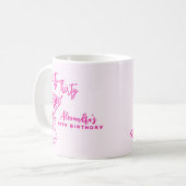 Mug Trendy Pink Dirty Thirty 30th Birthday (Devant gauche)