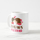 Mug trente-cinquième Cadeau d'anniversaire pour elle (Devant gauche)