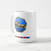 Mug trente-cinquième Division d'infanterie "Santa Fe " (Devant gauche)